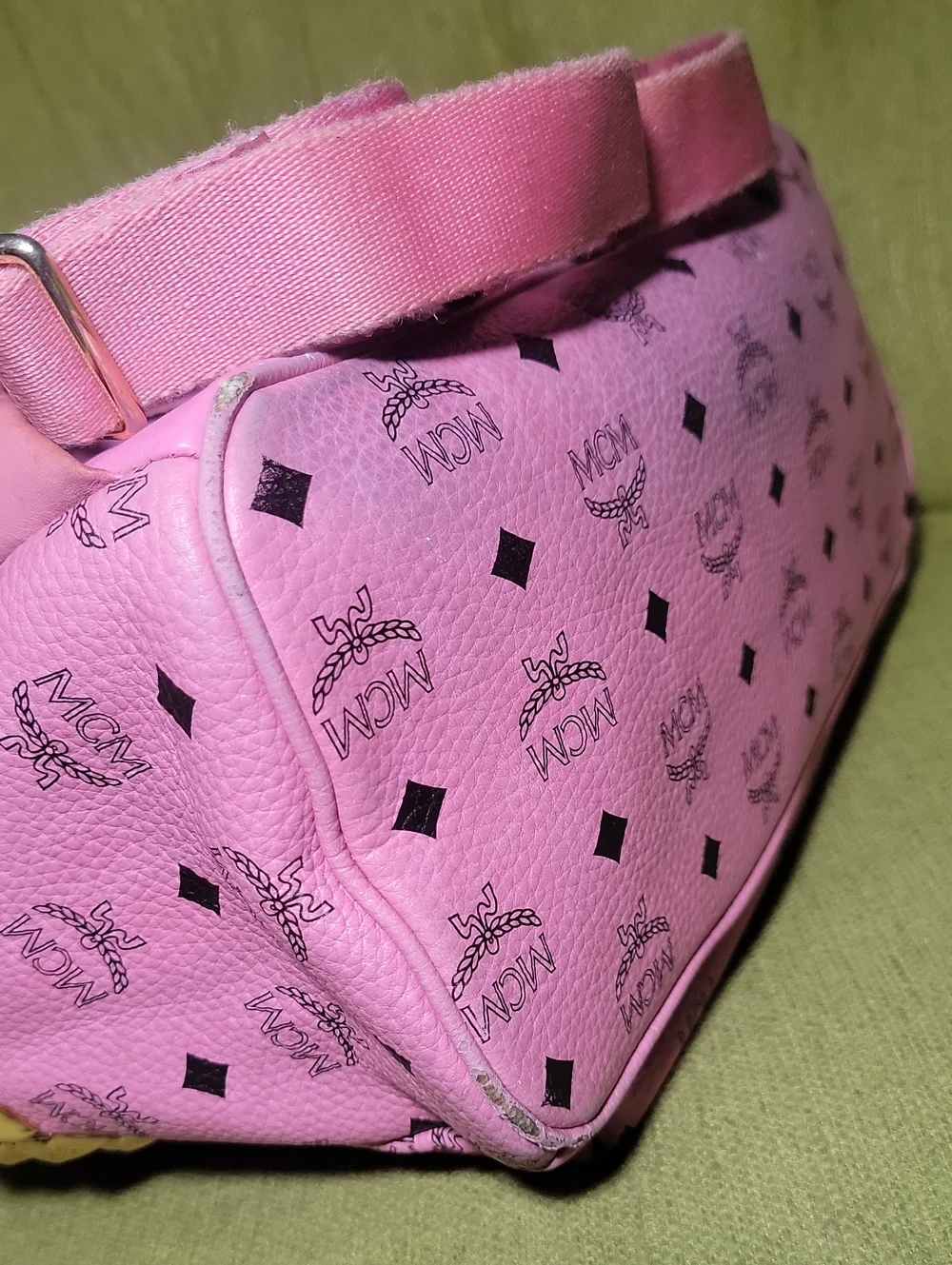 MCM Studdard  Pink Backpack